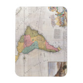 Kaart van Zuid-Amerika 3 Magneet (Verticaal)