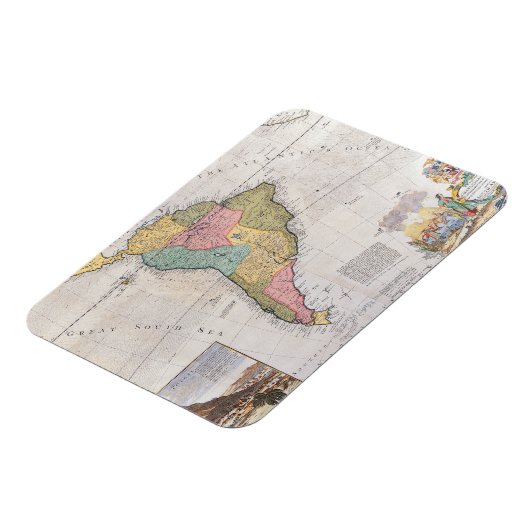 Kaart van Zuid-Amerika 3 Magneet (Linkerzijde)