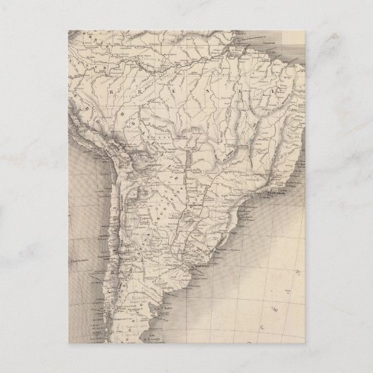 Kaart van Zuid-Amerika 4 (Voorkant)