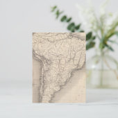 Kaart van Zuid-Amerika 4 (Staand voorkant)