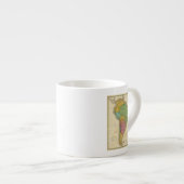 Kaart van Zuid-Amerika 4 Espresso Kop (Voorkant rechts)