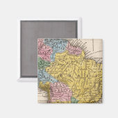 Kaart van Zuid-Amerika 5 Magneet (Voorkant / Achterkant)