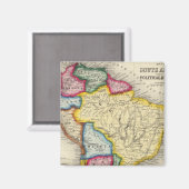 Kaart van Zuid-Amerika Magneet (Voorkant / Achterkant)