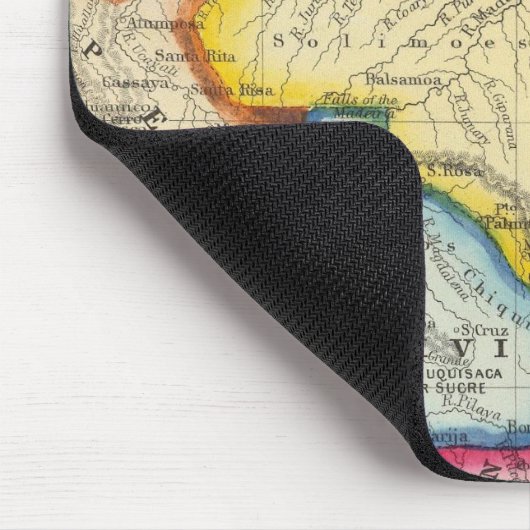 Kaart van Zuid-Amerika Muismat (Hoek)