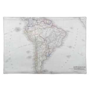 Kaart van Zuid-Amerika Placemat