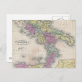 kaart van Zuid-Italië (1853) (Voorkant / Achterkant)