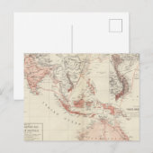 Kaart van Zuidoost-Azië en Noord-Australië (Voorkant / Achterkant)