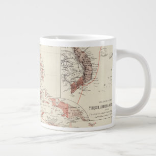Kaart van Zuidoost-Azië en Noord-Australië Grote Koffiekop