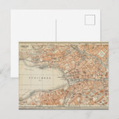  kaart van Zürich, Duitsland (Voorkant / Achterkant)