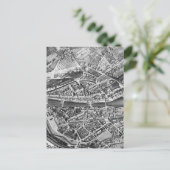 kaart van Zürich Zwitserland (1850) (Staand voorkant)