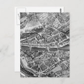 kaart van Zürich Zwitserland (1850) (Voorkant / Achterkant)