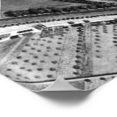  kaart van Zürich Zwitserland (1850) Poster (Hoek)