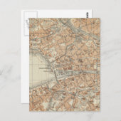  kaart van Zürich Zwitserland (1913) (Voorkant / Achterkant)