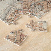 kaart van Zürich Zwitserland (1913) Legpuzzel (Zijkant)