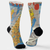 Kaart van Zweden Sokken (Gebogen)