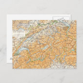  kaart van Zwitserland (Voorkant / Achterkant)