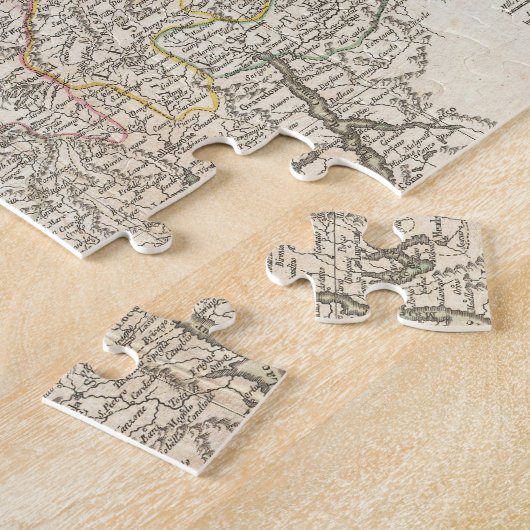  kaart van Zwitserland (1771) Legpuzzel (Zijkant)