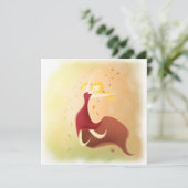 Kaart "Verboden te roesten" (Staand voorkant)