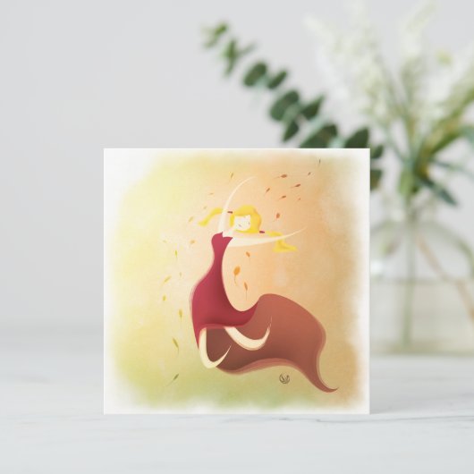 Kaart "Verboden te roesten" (Staand voorkant)