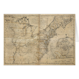KAART: Verenigde Staten, 1783