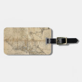 KAART: Verenigde Staten, 1783 Bagagelabel (Voorkant horizontaal)