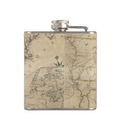 KAART: Verenigde Staten, 1783 Heupfles (Achterkant)