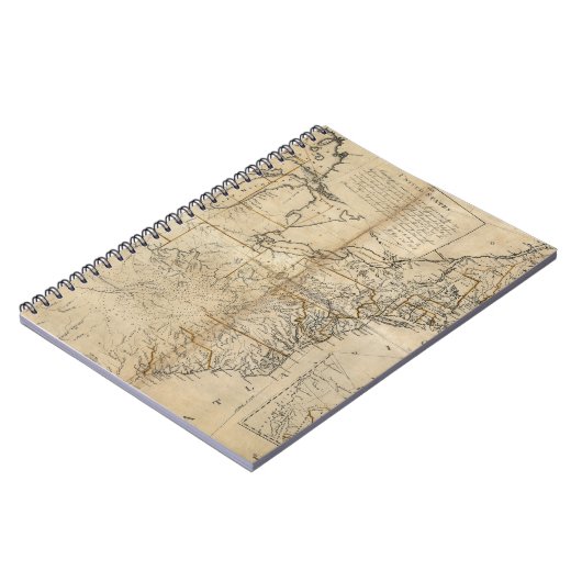 KAART: Verenigde Staten, 1783 Notitieboek (Linkerzijde)