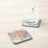 Kaart: Verenigde Staten, 1905 Bier Onderzetter (Rechterzijde)