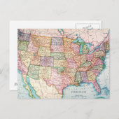 Kaart: Verenigde Staten, 1905 Briefkaart (Voorkant / Achterkant)