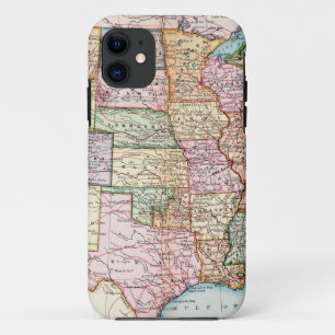 Kaart: Verenigde Staten, 1905 Case-Mate iPhone Case