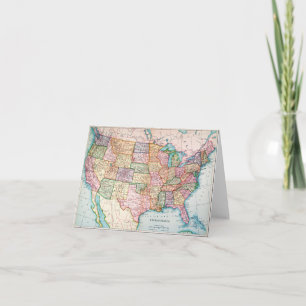 Kaart: Verenigde Staten, 1905 Kaart