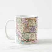 Kaart: Verenigde Staten, 1905 Koffiemok (Links)