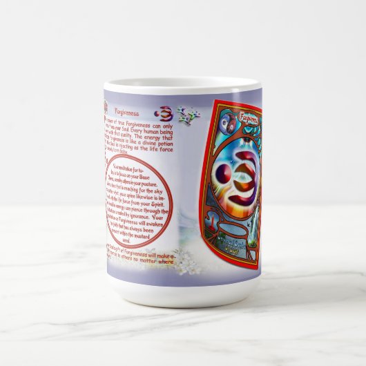 Kaart vergiffingssymbool koffiemok (Center)