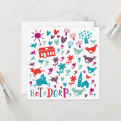 kaart verhuizen 'dorp' (Voorkant / Achterkant in situ)