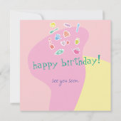 kaart verjaardag 'happy birthday' (Achterkant)