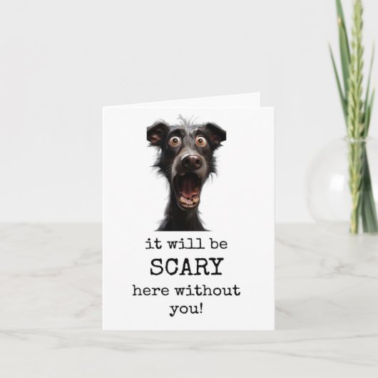 Kaart verlaten, hier eng zonder jou, Schattige (Voorkant)