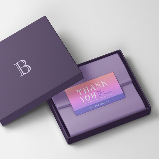 Kaart Verlooppakket invoegen Visitekaartje