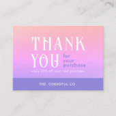 Kaart Verlooppakket invoegen Visitekaartje (Voorkant)