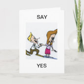 Kaart verloving Voorstel (Voorkant)