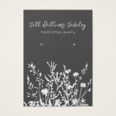 Kaart Veroorbaar beeldscherm ・ Aardse Floral Logo (Voorkant)