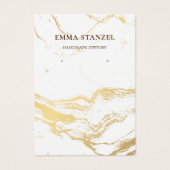 Kaart Veroorbaar beeldscherm ・ Goudbruine bruine p (Voorkant)