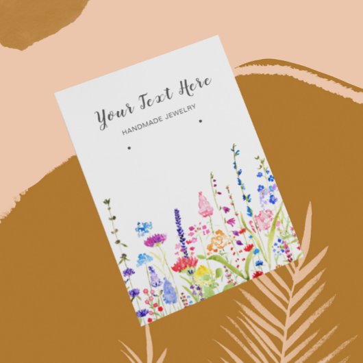 Kaart Veroorbaar beeldscherm ・ Waterverf Wilde blo