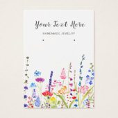 Kaart Veroorbaar beeldscherm ・ Waterverf Wilde blo (Voorkant)