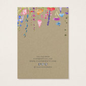 Kaart Veroorbaar beeldscherm ・ Waterverf Wilde blo (Achterkant)