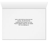 Kaart verplaatsen, rode vlinder (Binenzijde Horizontaal (Onderkant))