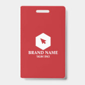 Kaart Vertical Bussines Badge (Achterkant)