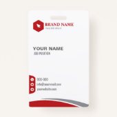 Kaart Vertical Bussines Badge (Voorkant)