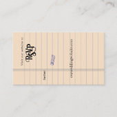 Kaart Vervaldatum RSVP-wisselaar Visitekaartje (Voorkant)