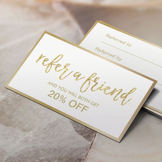 Kaart verwijzing | Minimale goudvormig schoonheids