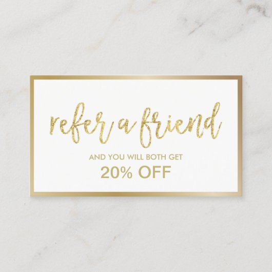 Kaart verwijzing | Minimale goudvormig schoonheids (Voorkant)